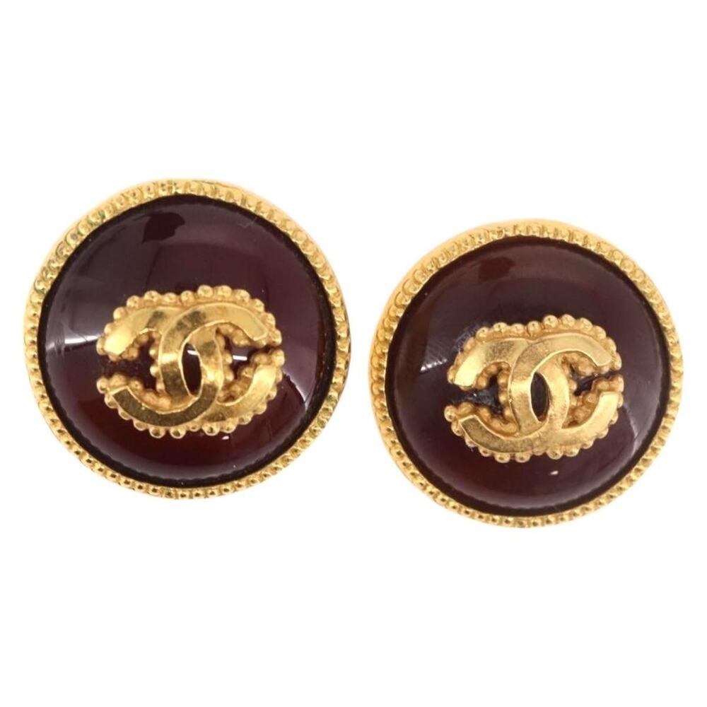 Chanel CC Earring Gold